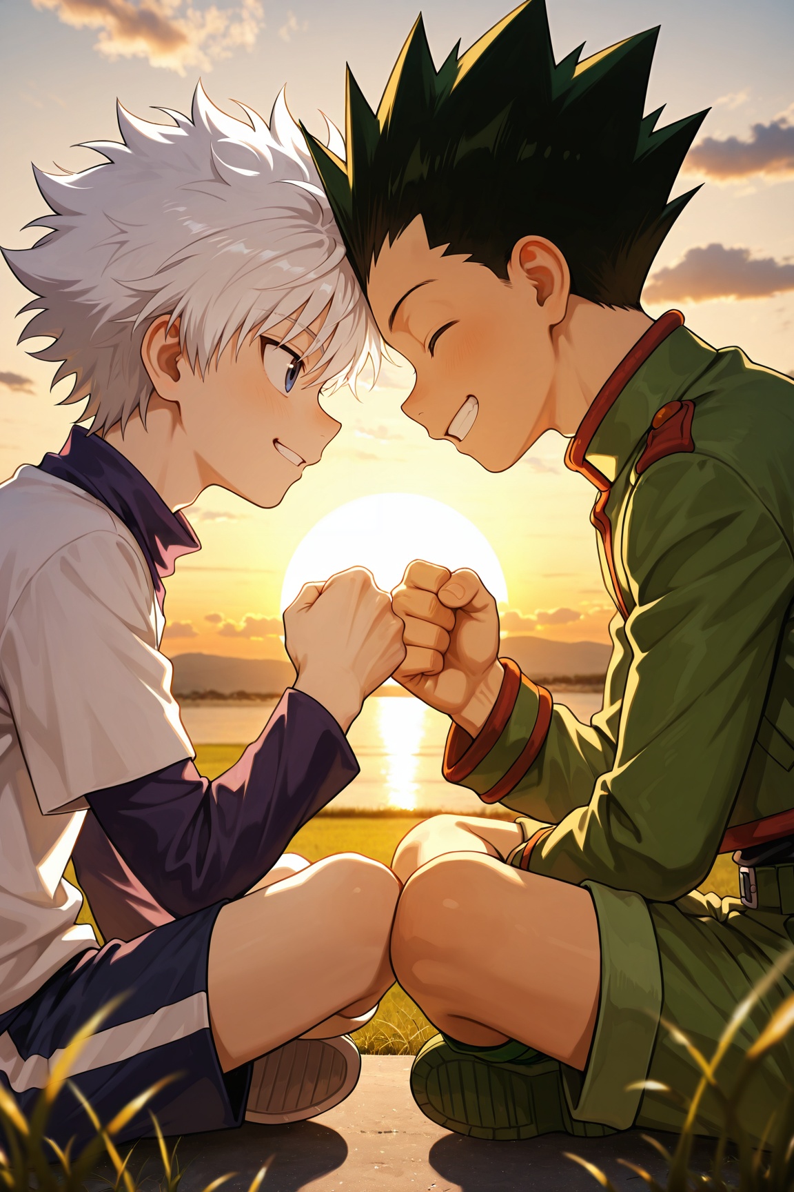 male,  male focus,  killua zoldyck on Tensor.Art