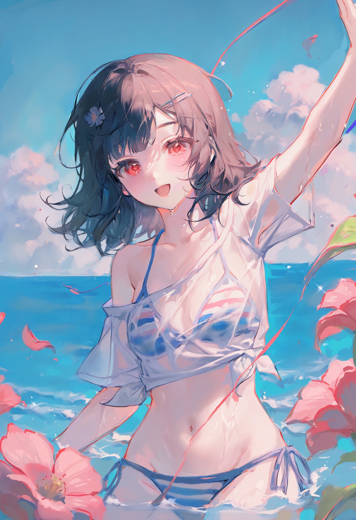 mochahuafengBREAK1girl,  solo,  swimsuit on Tensor.Art