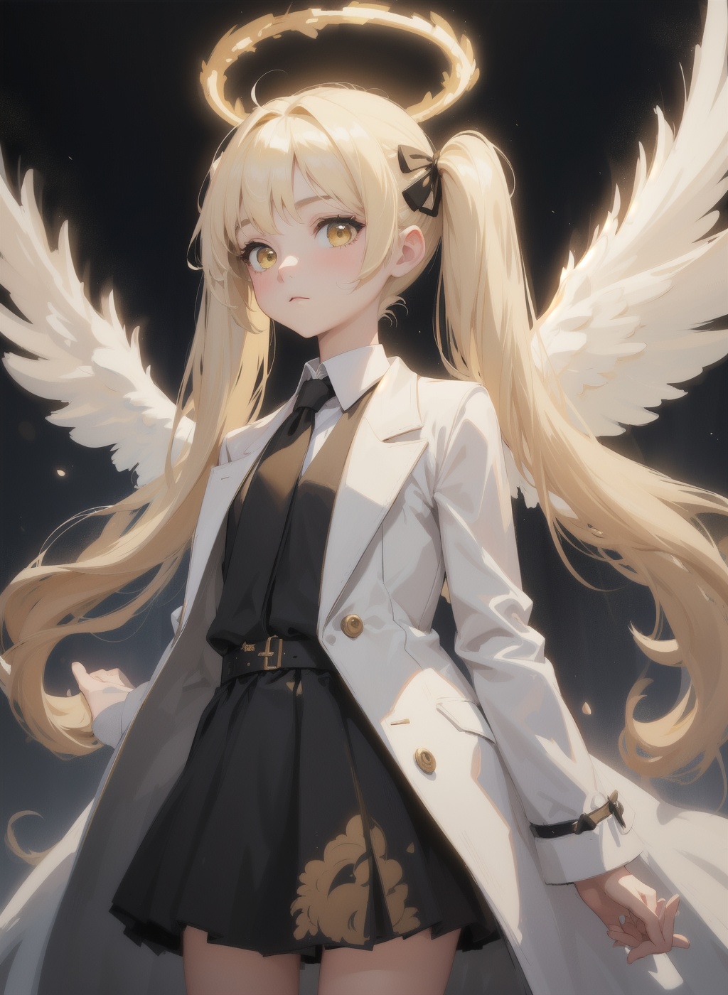 1girl in,  Solo,  (White hair on Tensor.Art
