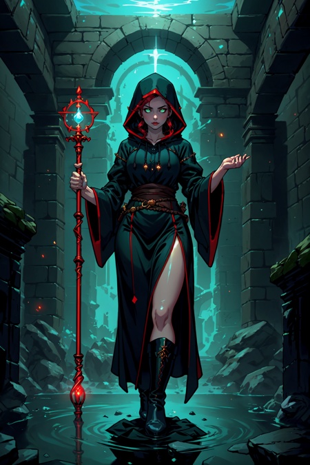 WizWomRedHR on Tensor.Art