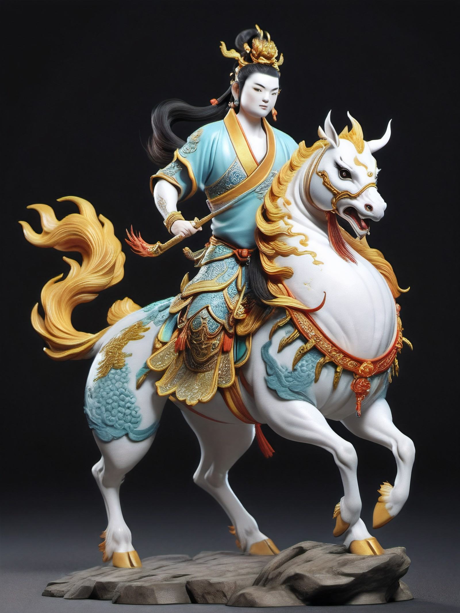 Chinese mythological characters,  Kirin,  Immortal on Tensor.Art