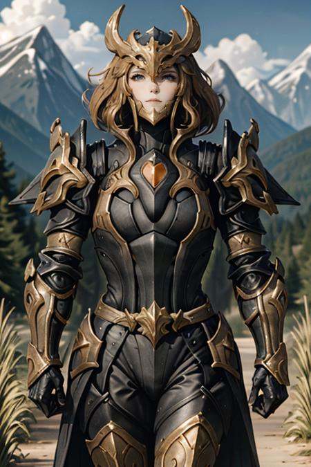 hxarmour,  1girl,  moutain on Tensor.Art