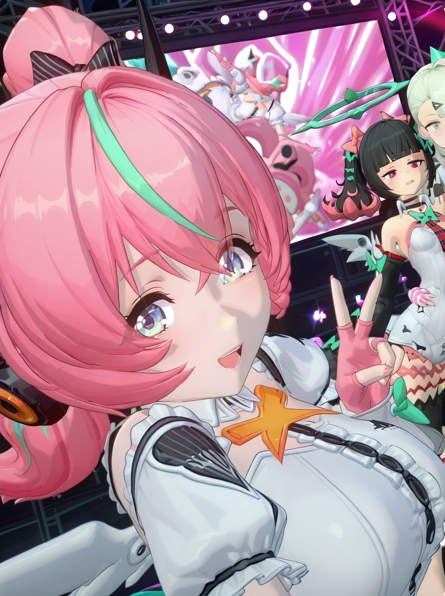 zenless,  3girls,  aria on Tensor.Art