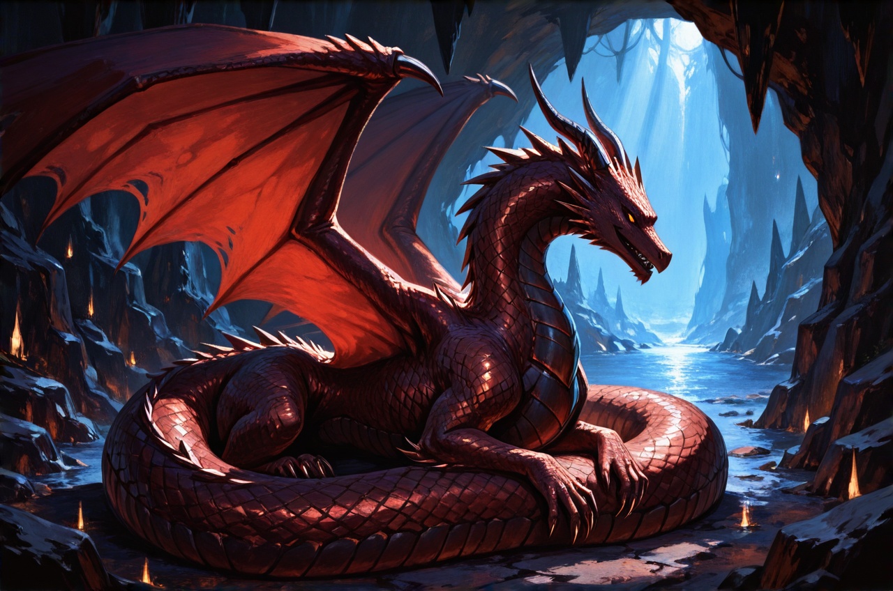 masterpiece,  best quality,  majestic ancient dragon on Tensor.Art