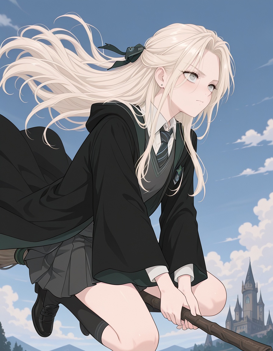 1girl,  solo,  hogwarts on Tensor.Art