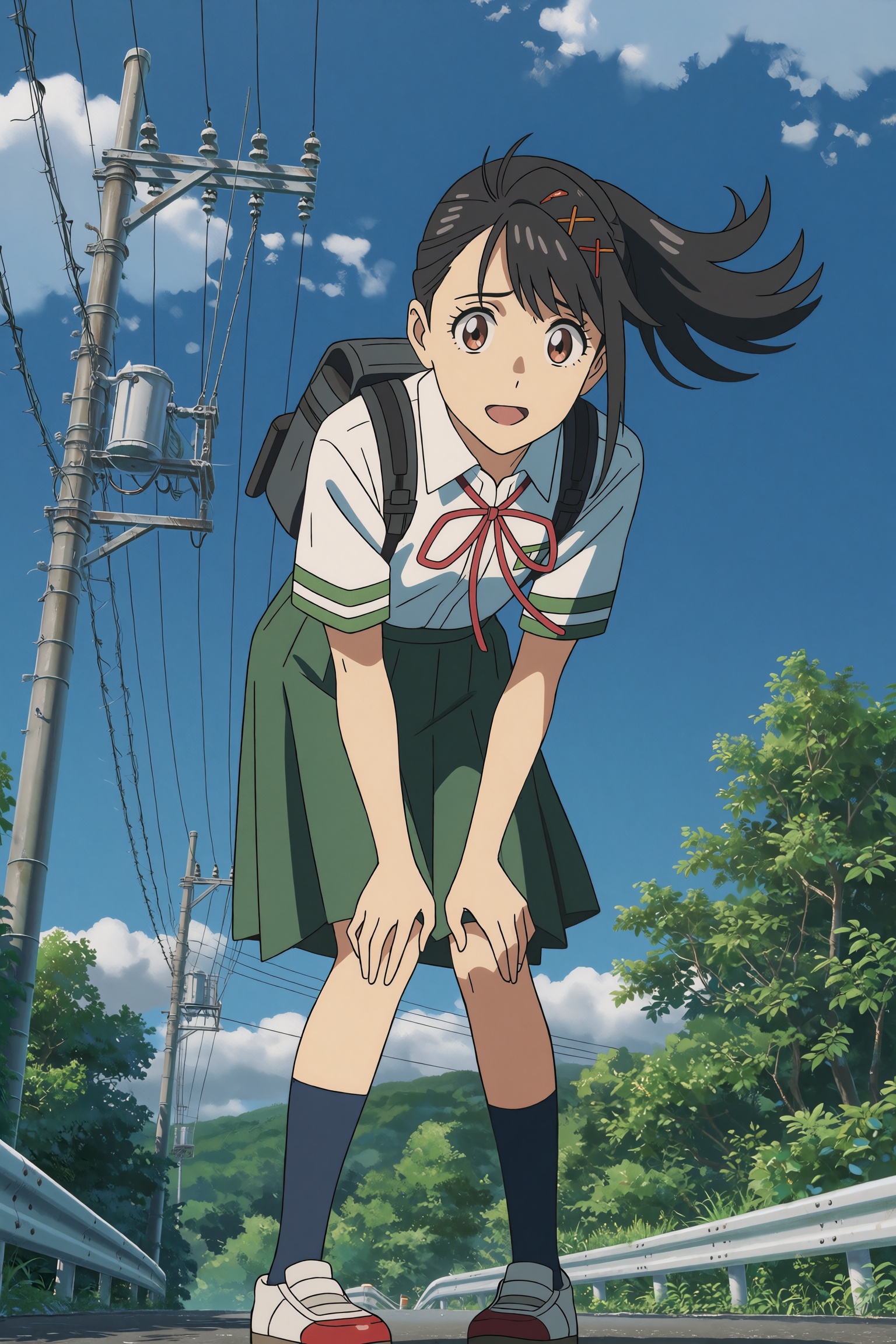 Shinkai Makoto Style,  Suzume no Tojimari Style,  Iwato Suzume on Tensor.Art