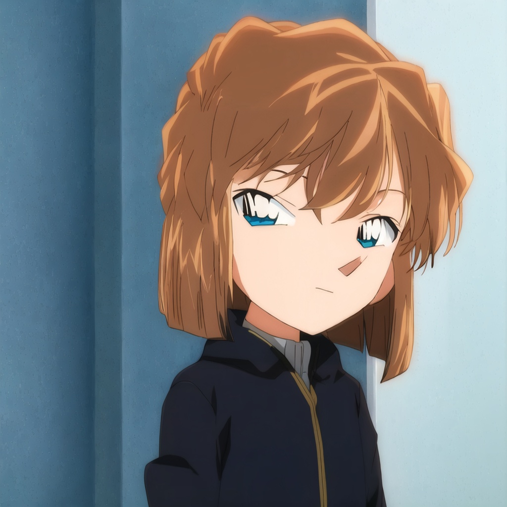 <lora:huiiyuanai0.56:1>,1girl,little_girl,underage,blue eyes,light brown hair,full_shot,head_tilt,