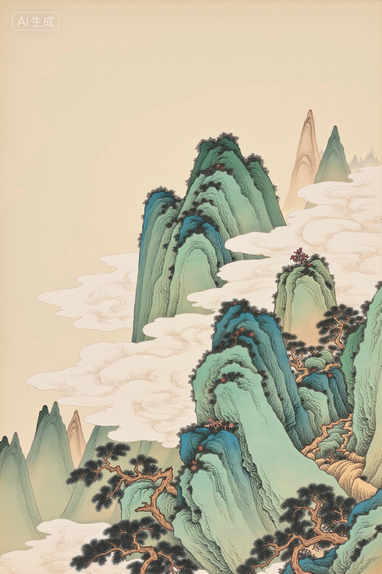 F.1国风系列中国水墨画 by 星美AIGC-Fine on Tensor.Art
