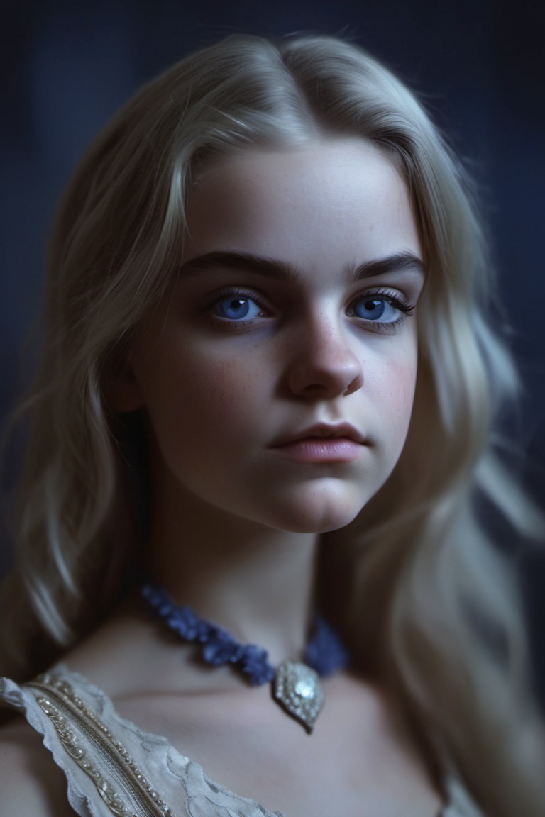 renny the insta girl,  portrait,  in the hunger games on Tensor.Art