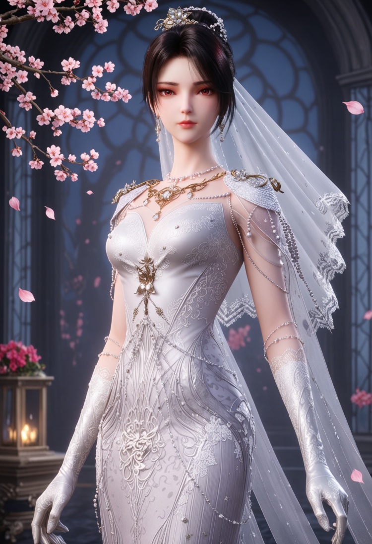 王原原婚服-国漫-Illustrious光辉 by 云落 on Tensor.Art