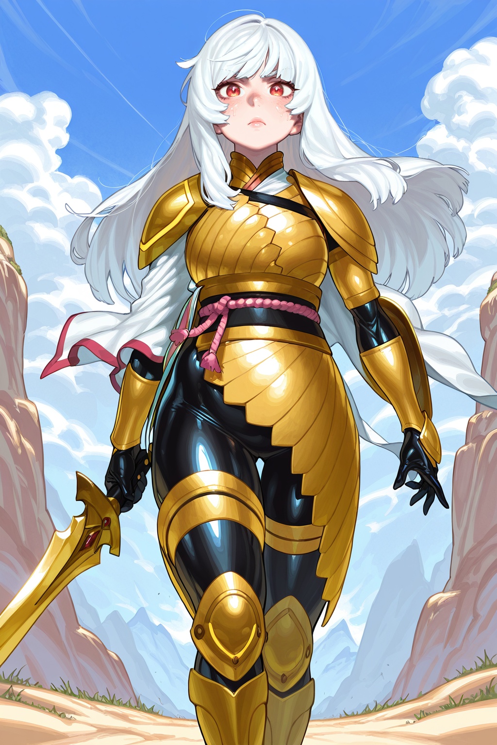 the_wandering_emperor,  1girl,  long hair on Tensor.Art