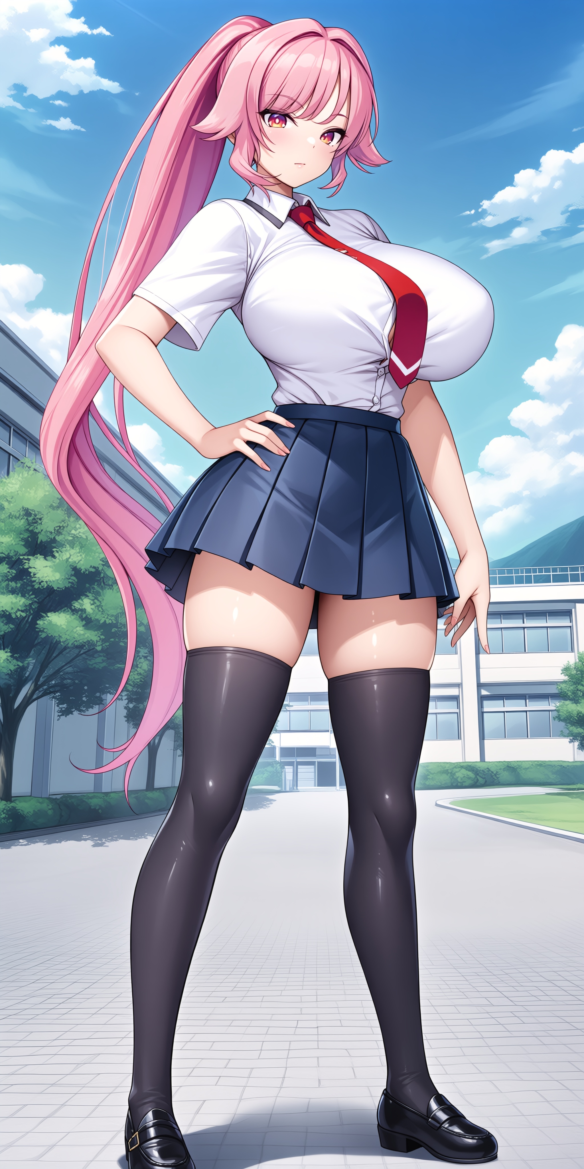 nagiriin_ryou-taimarpgx,  schooluniformoutfit,  1girl on Tensor.Art