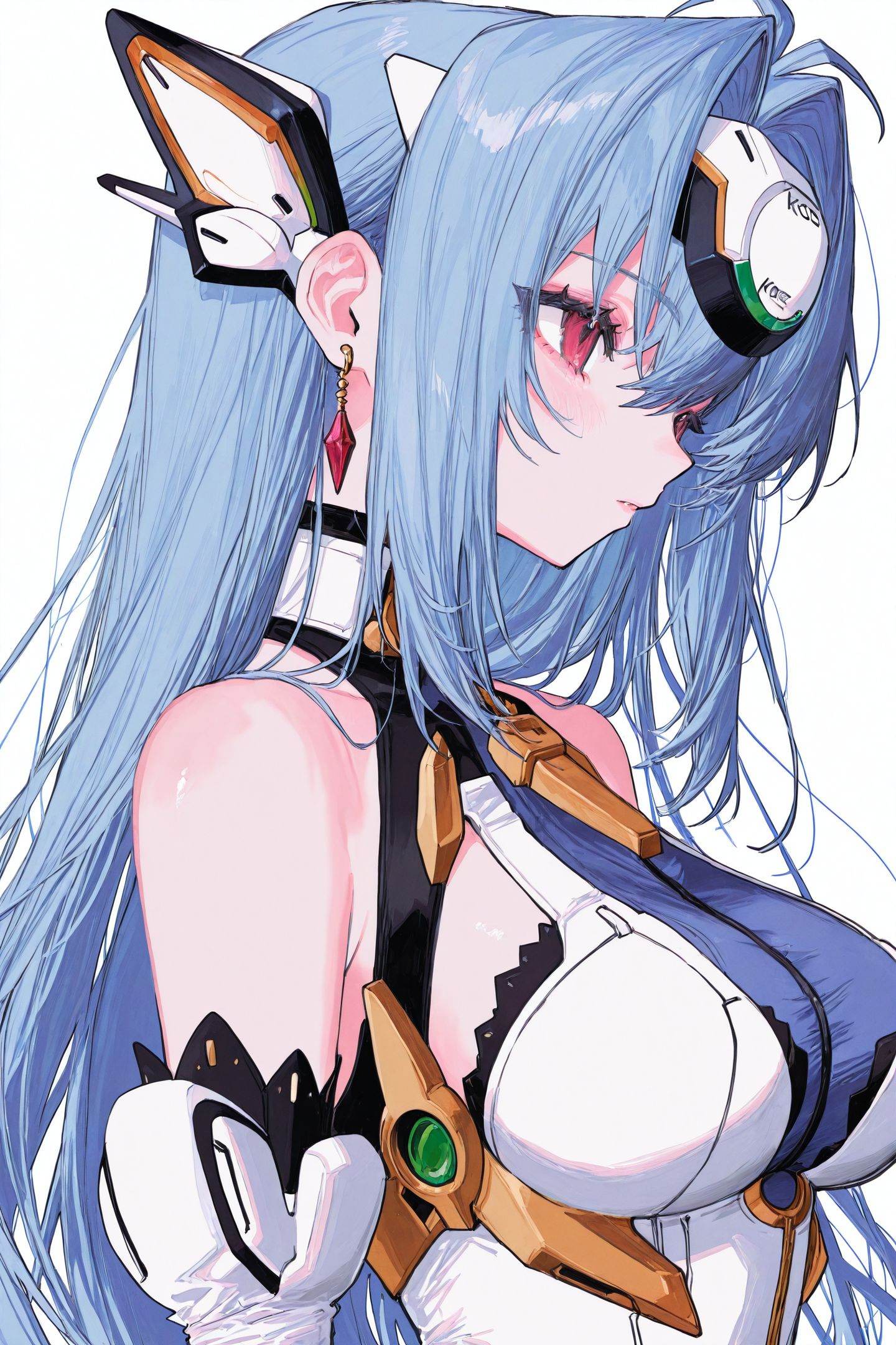 inuwoartwork Style,  1girl,  kos-mos by flyx3 on Tensor.Art