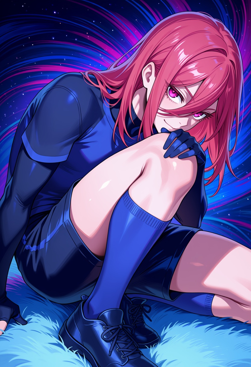 hyoma_chigiri,  1boy,  red hair on Tensor.Art