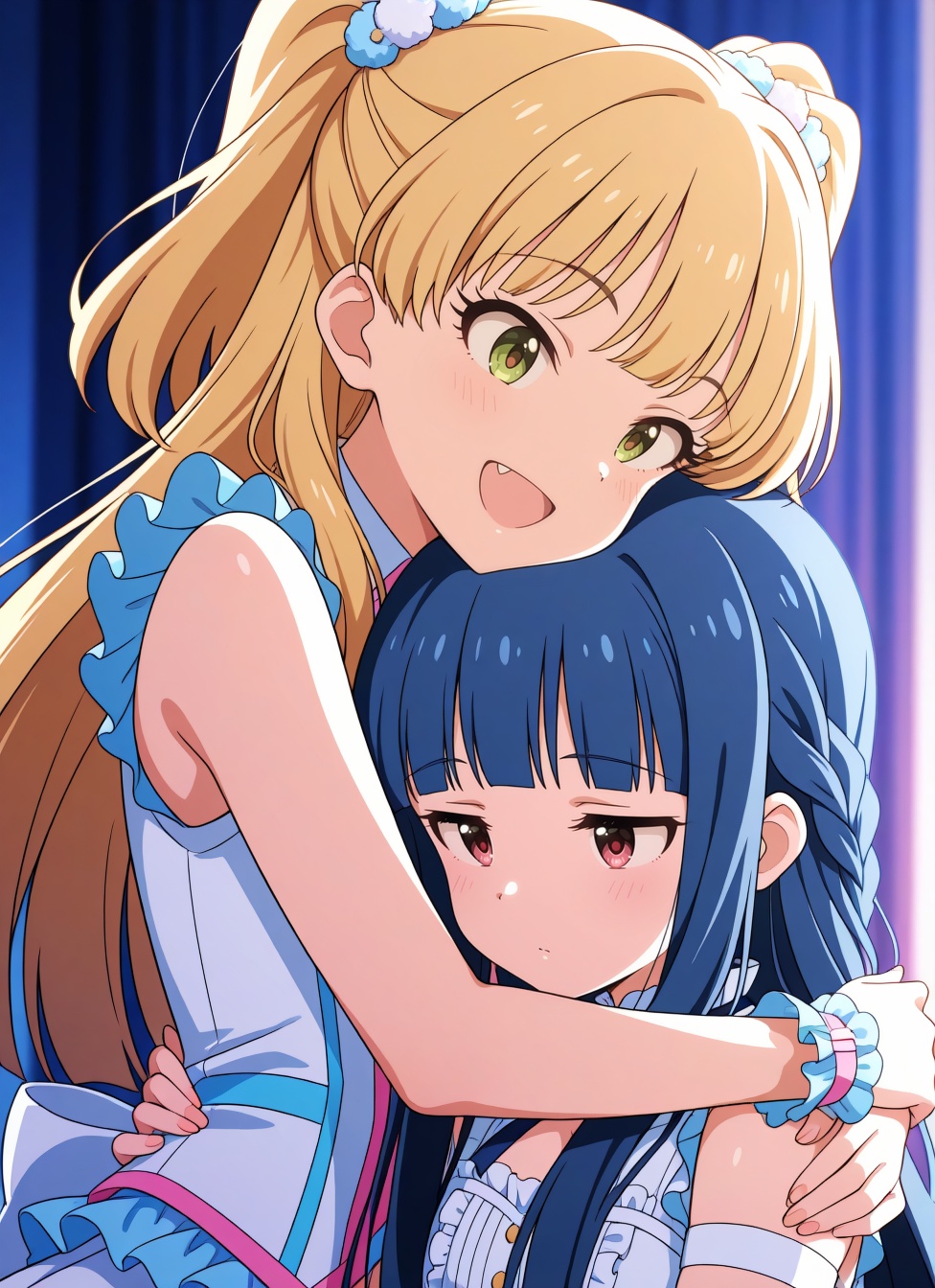 2girls,  (jyougasaki rika,  sajo yukimi on Tensor.Art