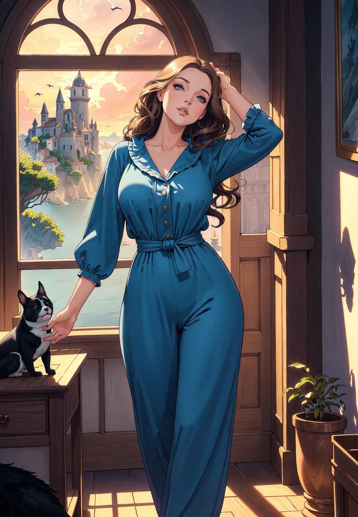 masterpiece of illustration,  photorealistic highly detailed professional 8k traditional media image,  best hand-drawn qua...