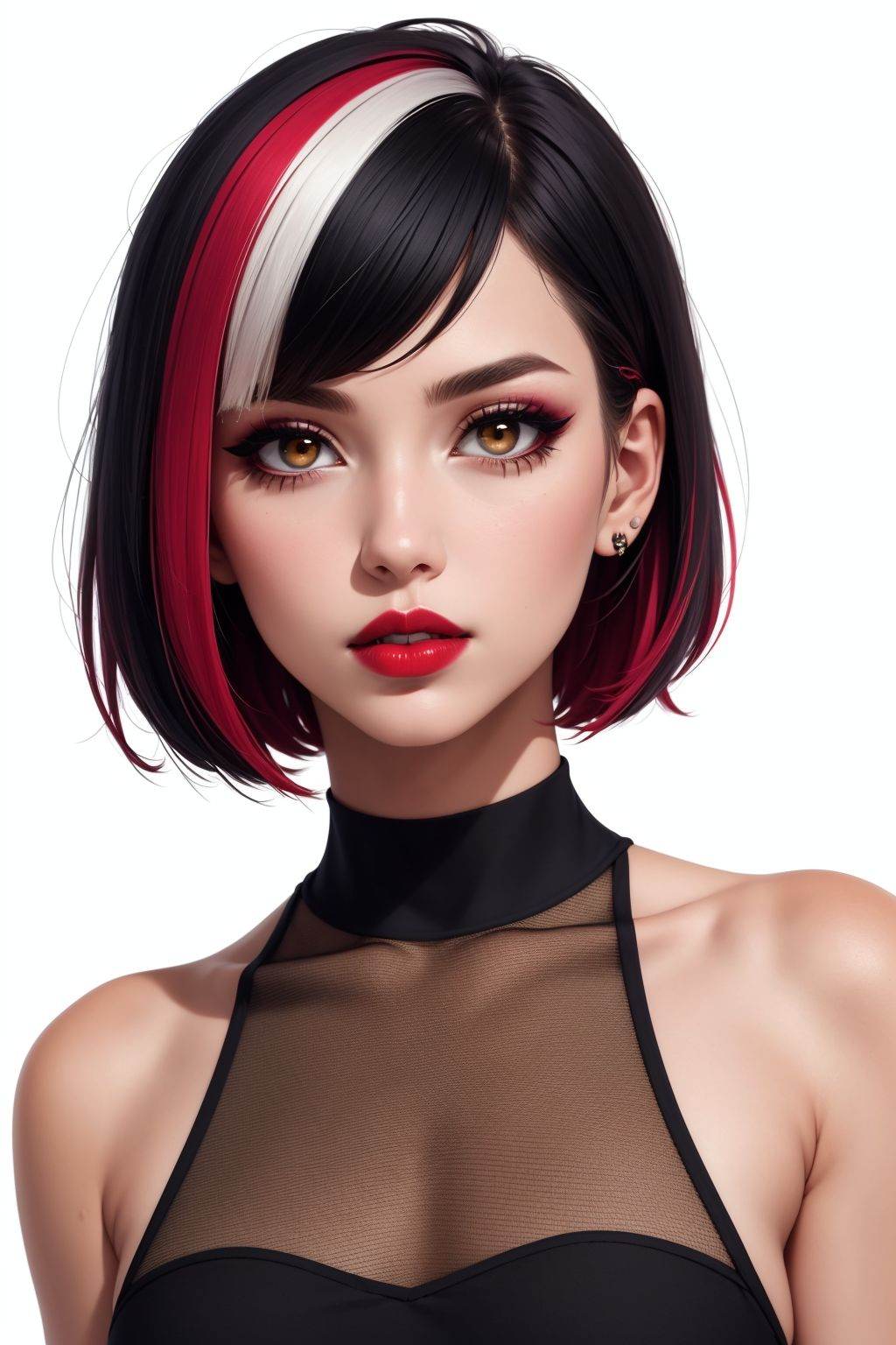 1girl,  solo,  upper body on Tensor.Art