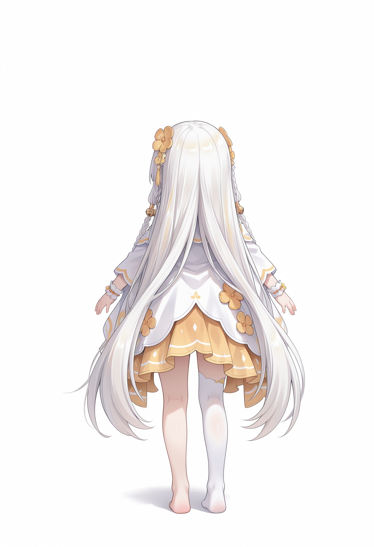 1girl,  ju-jccx,  white hair on Tensor.Art