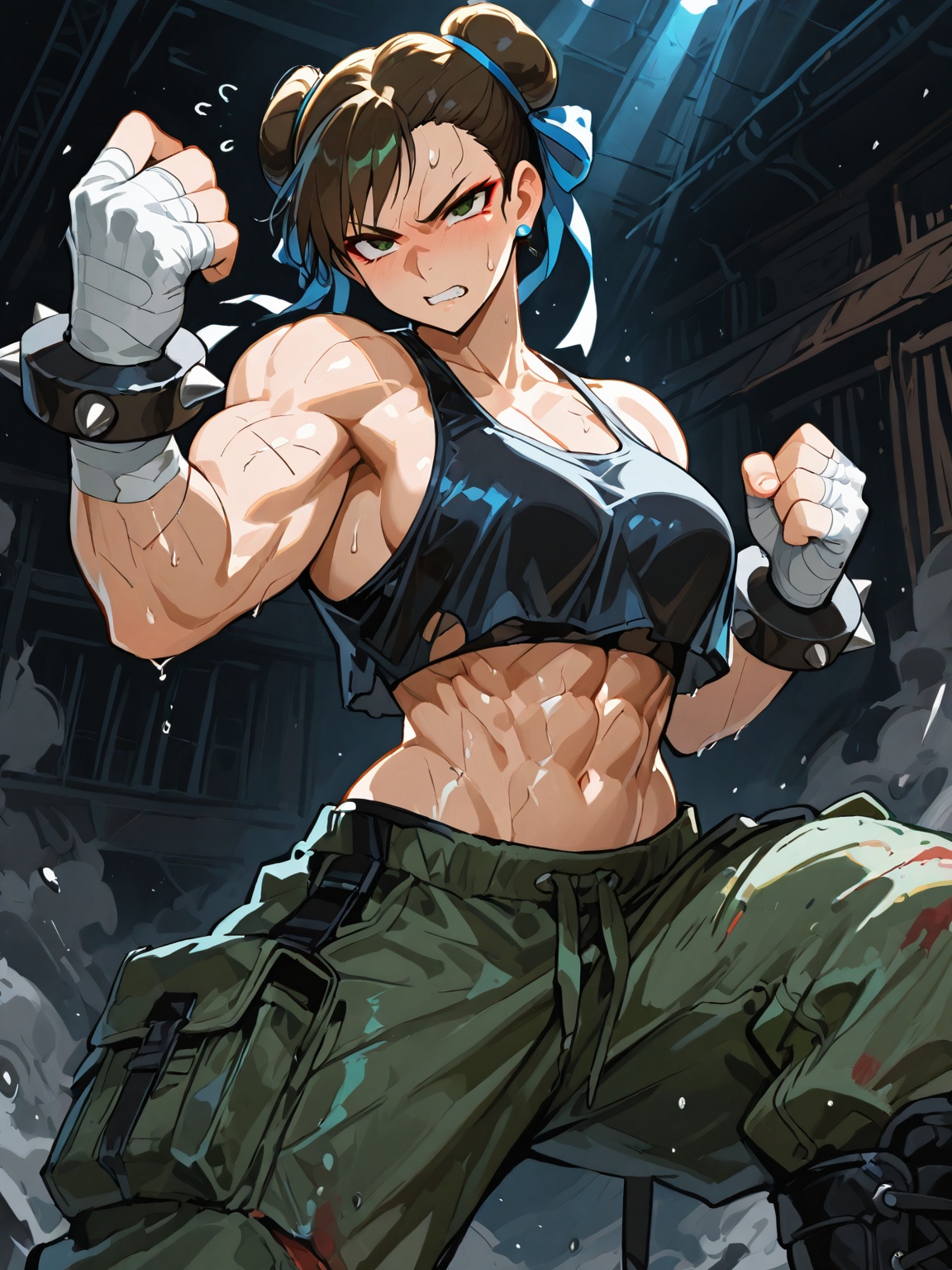 1girl,  solo,  Chun-Li on Tensor.Art