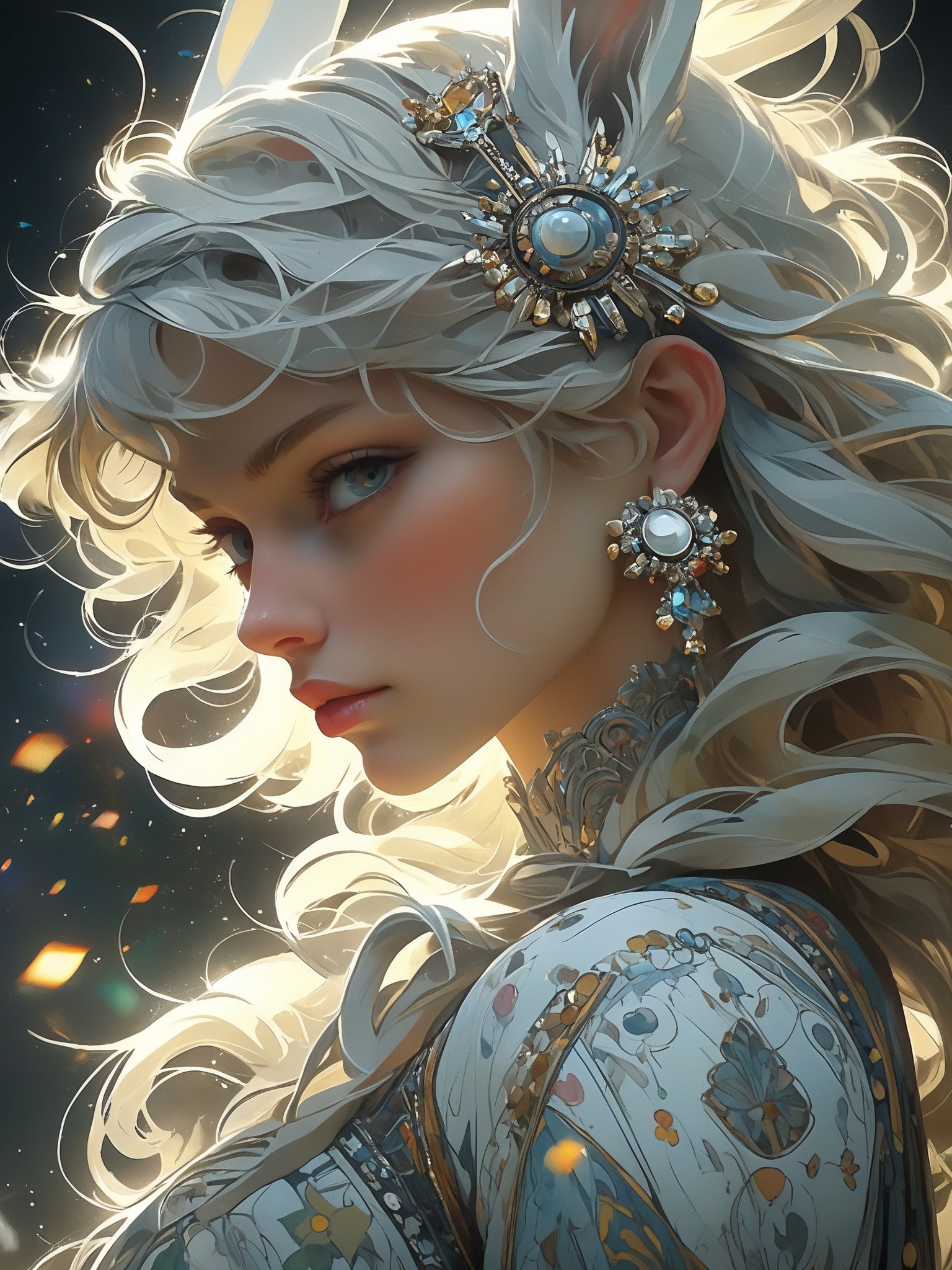 highly detailed and hyper realistic photo,  by Bunny Yeager ,  by Ivan Bilibin on Tensor.Art