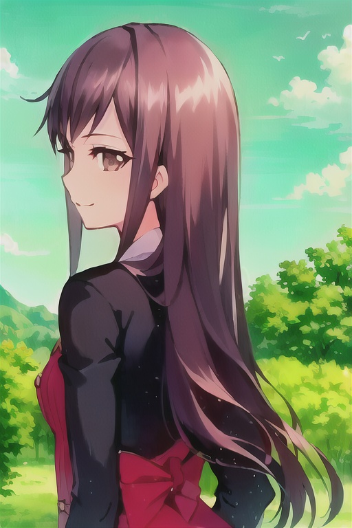 1girl,  solo,  long hair on Tensor.Art