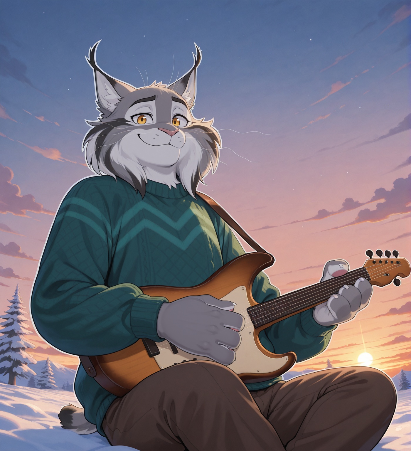 pawbert lynxley,  1boy,  solo on Tensor.Art