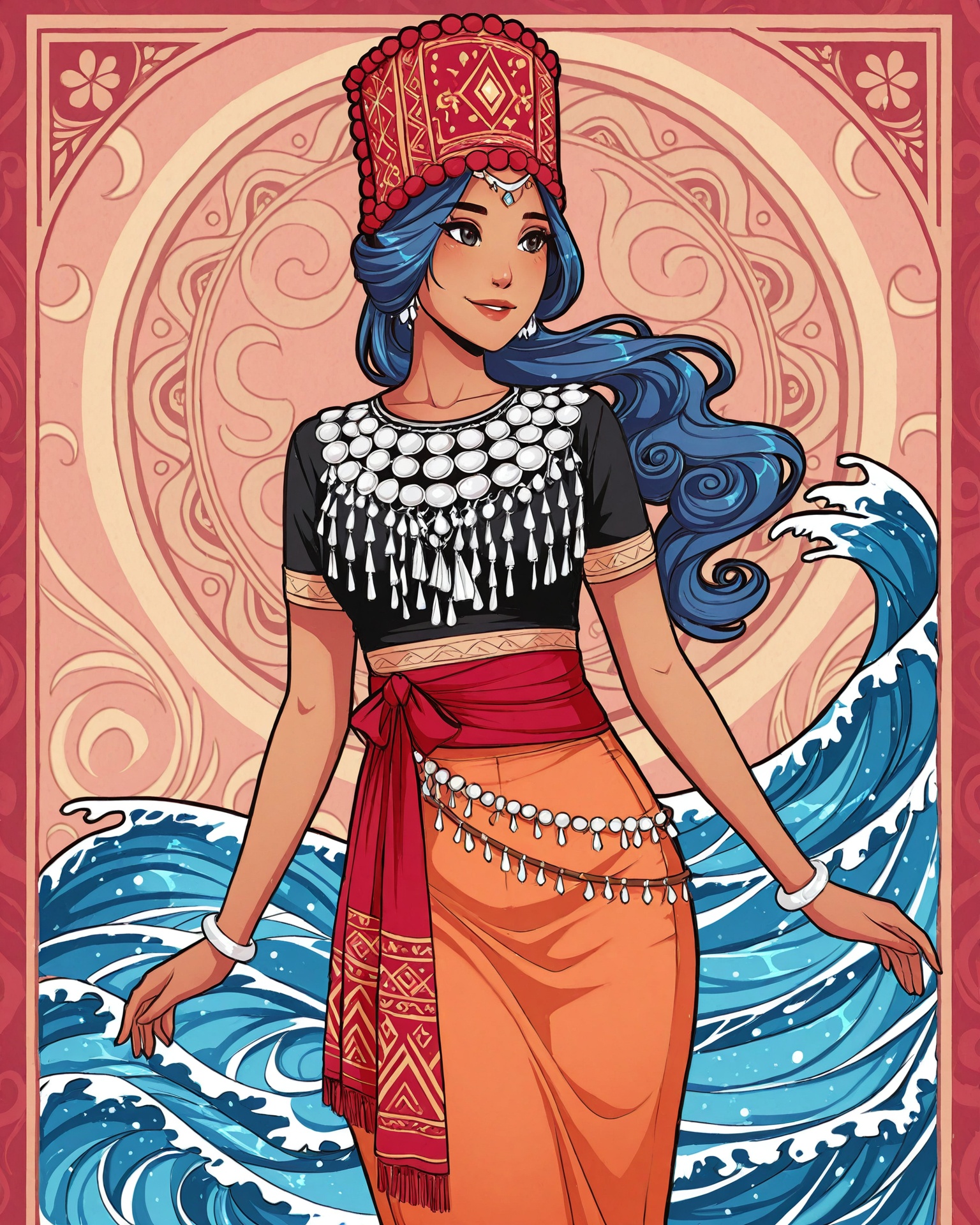1girl,  ,  kachinfa on Tensor.Art