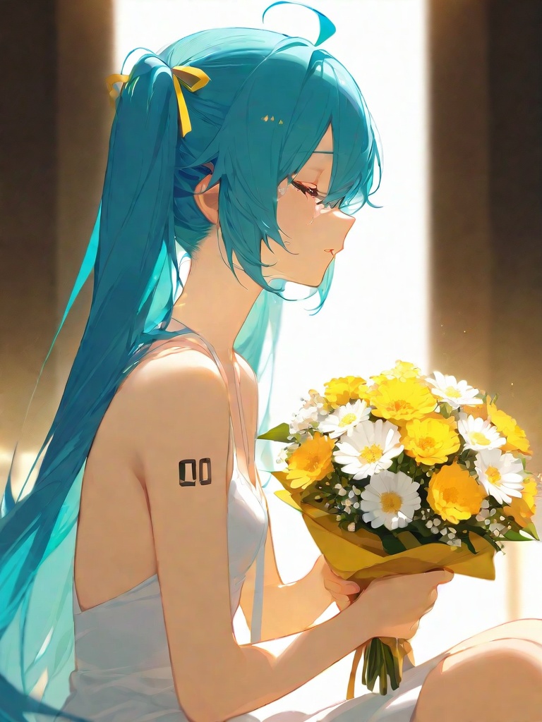 1girl,  flower,  solo by 三叶璃 on Tensor.Art