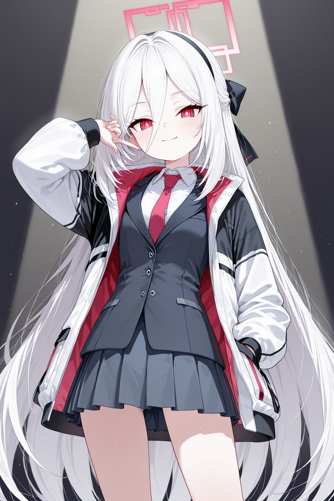 kei \(blue archive\),  kei \(new body\) \(blue archive\),  school costume on Tensor.Art