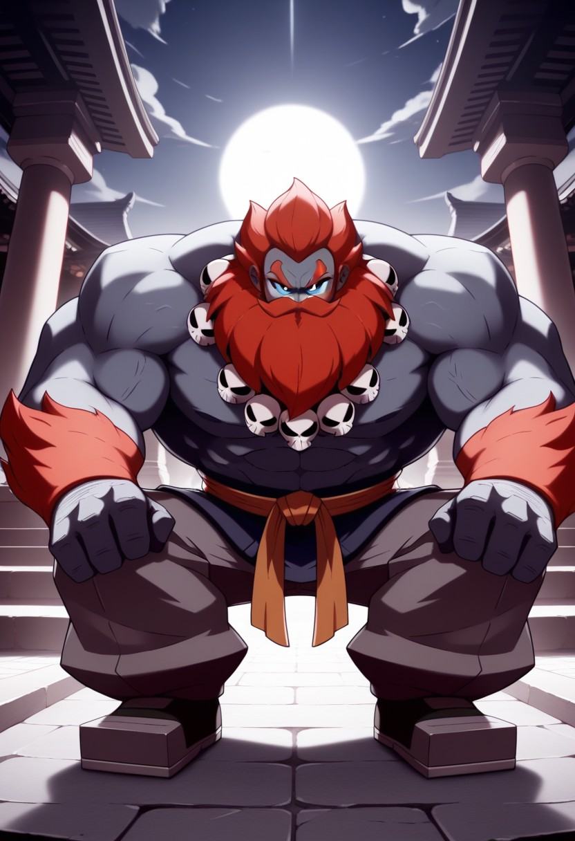 ShaWujing,  blue skin,  1man on Tensor.Art