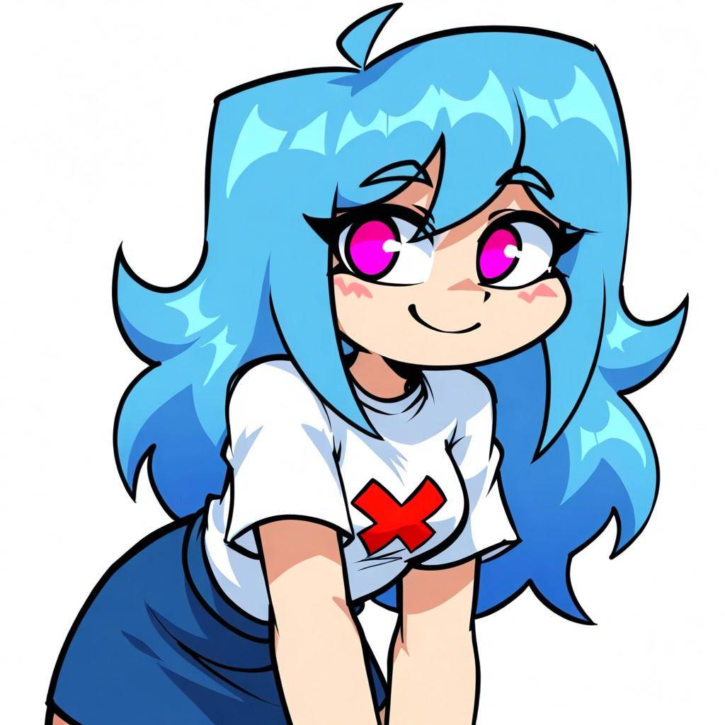 RebornSkyV2,  1girl,  Pink eyes on Tensor.Art