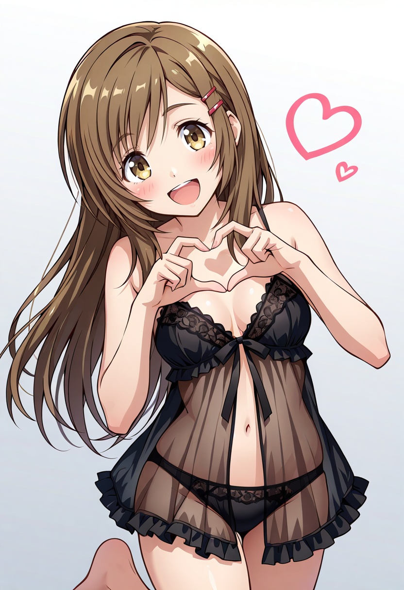 masterpiece,  best quality,  four-finger heart hands on Tensor.Art