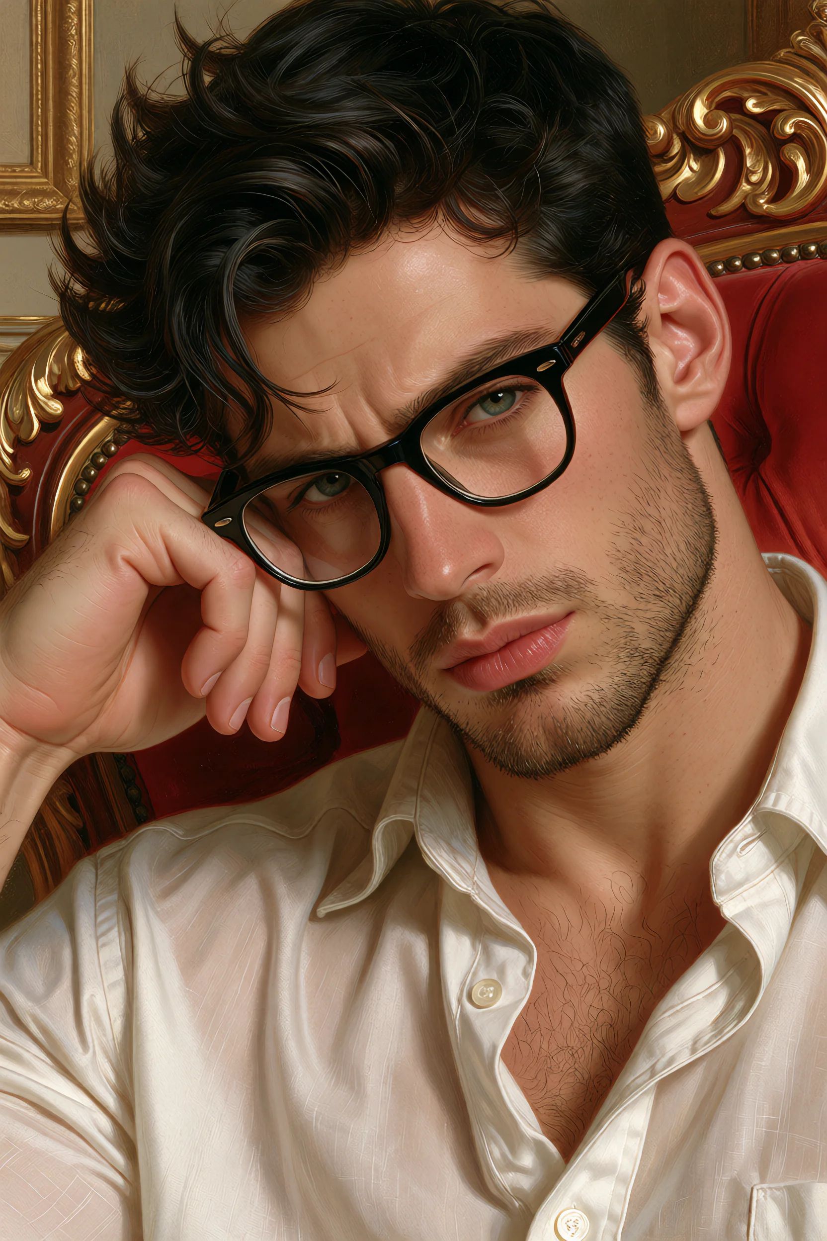 sacredmenag,  a very handsome man,  aged 30 years old on Tensor.Art