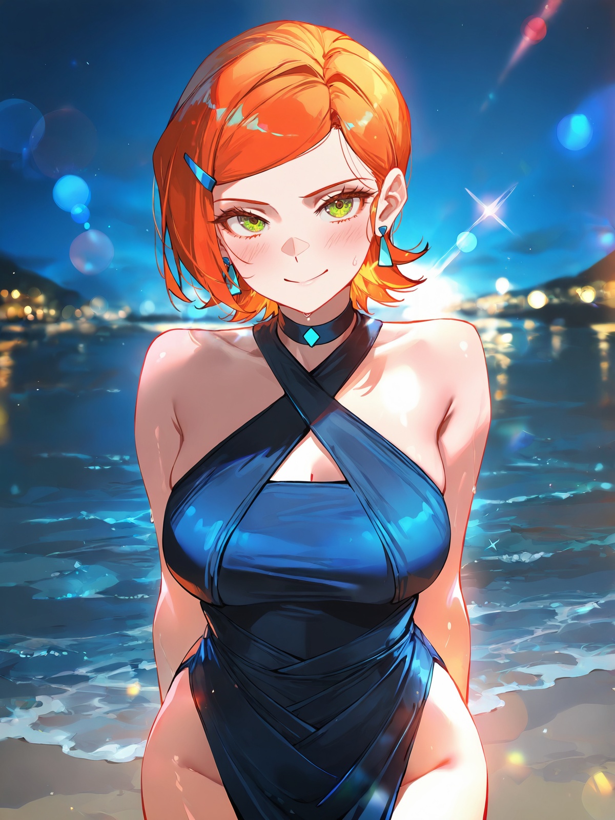 1girl,  looking at viewer,  medium breasts on Tensor.Art