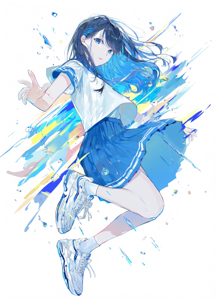 青岚空灵/水彩风格 by chosen鲷 on Tensor.Art
