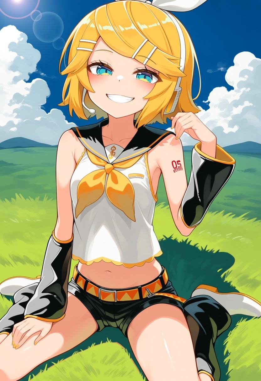 cmbspanima,  1girl,  kagamine rin on Tensor.Art
