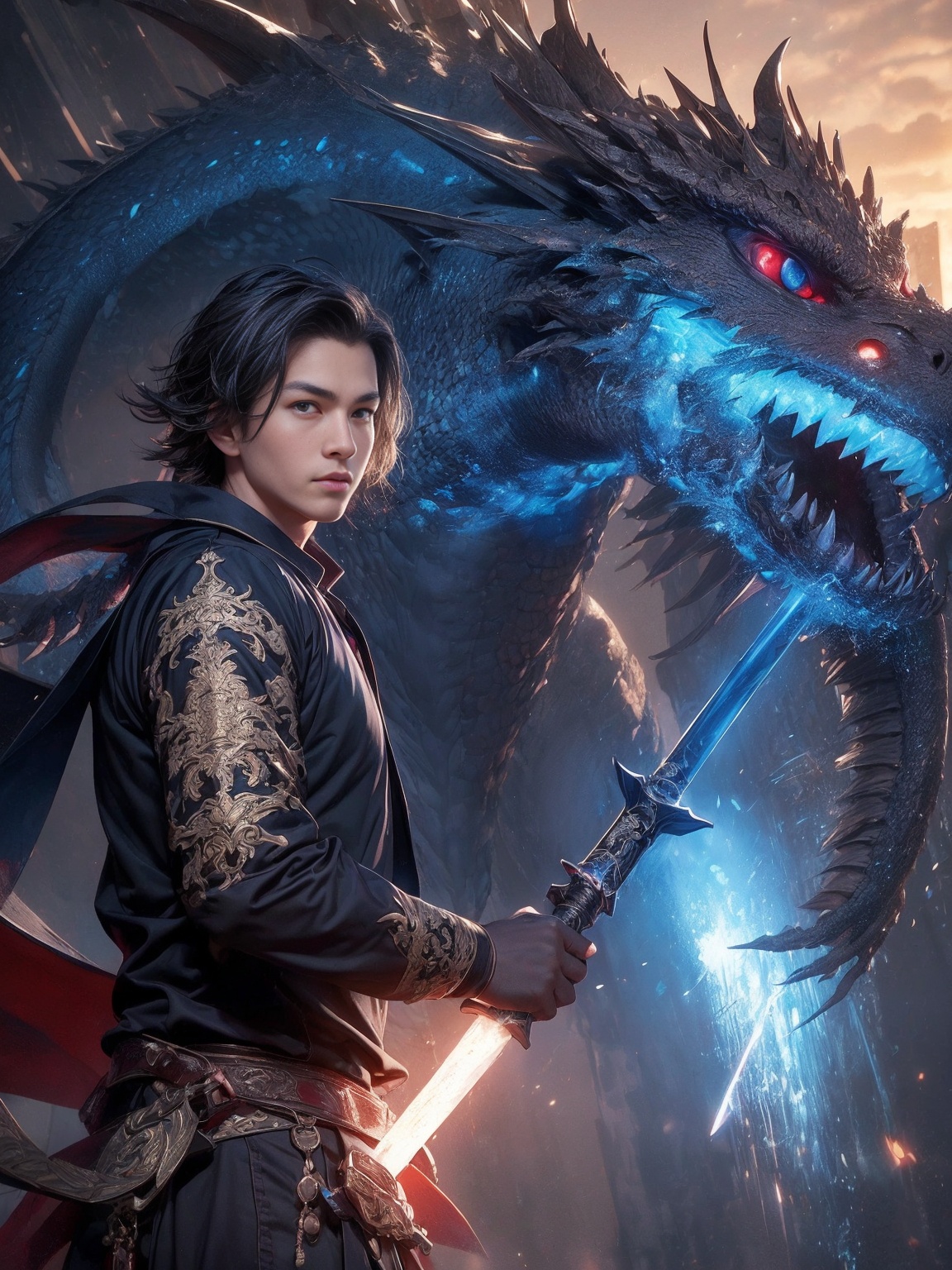 ultra-detailed,  (1boy,  handsome on Tensor.Art