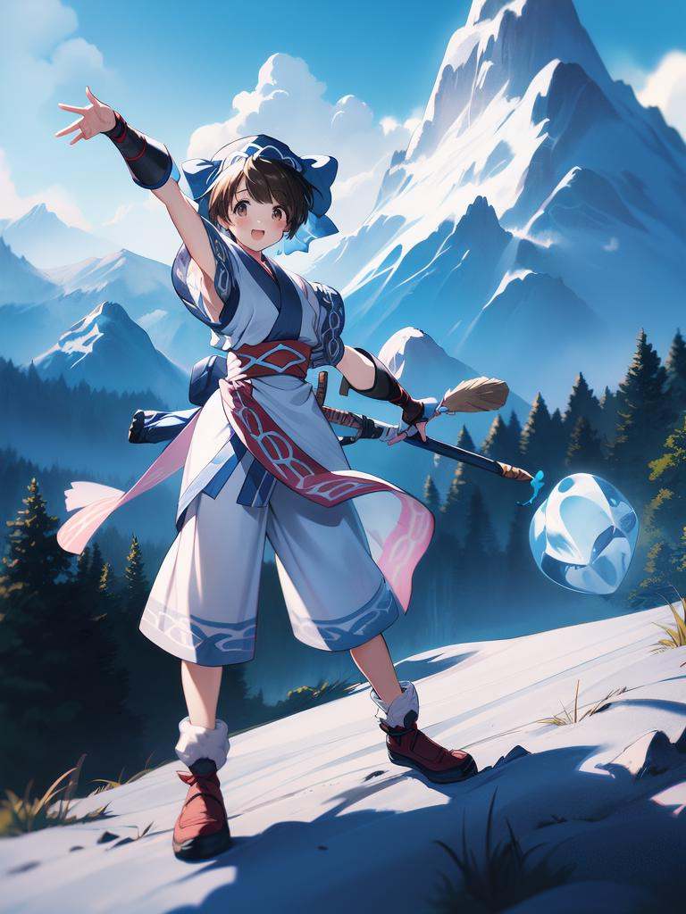 Rimururu,  1girl,  ainu clothes on Tensor.Art