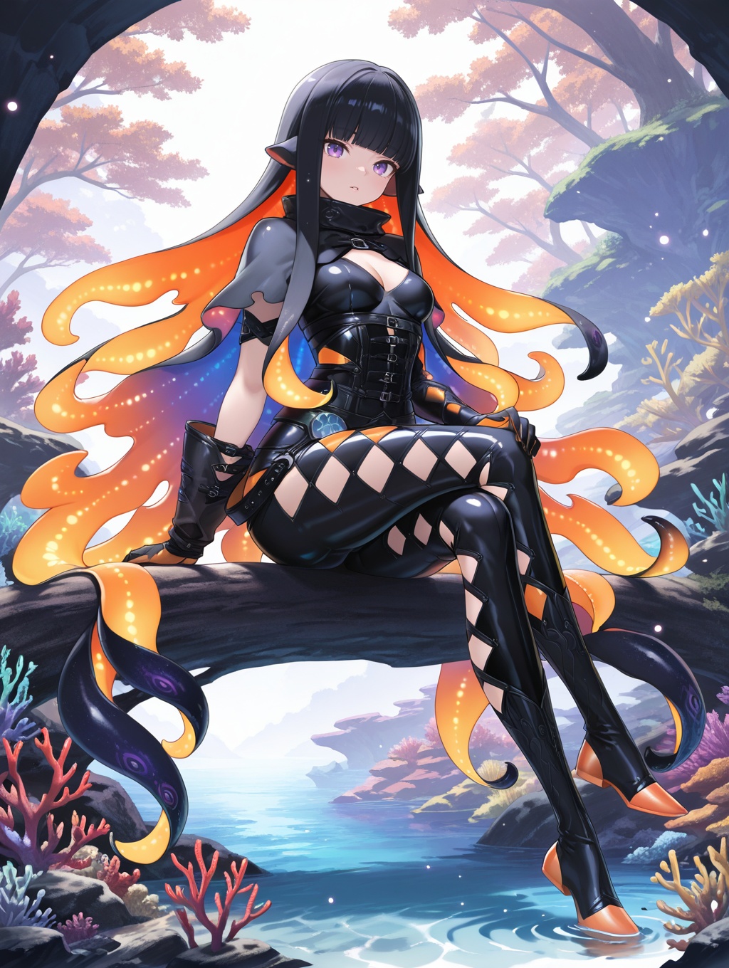 namielle armor,  1girl,  solo on Tensor.Art