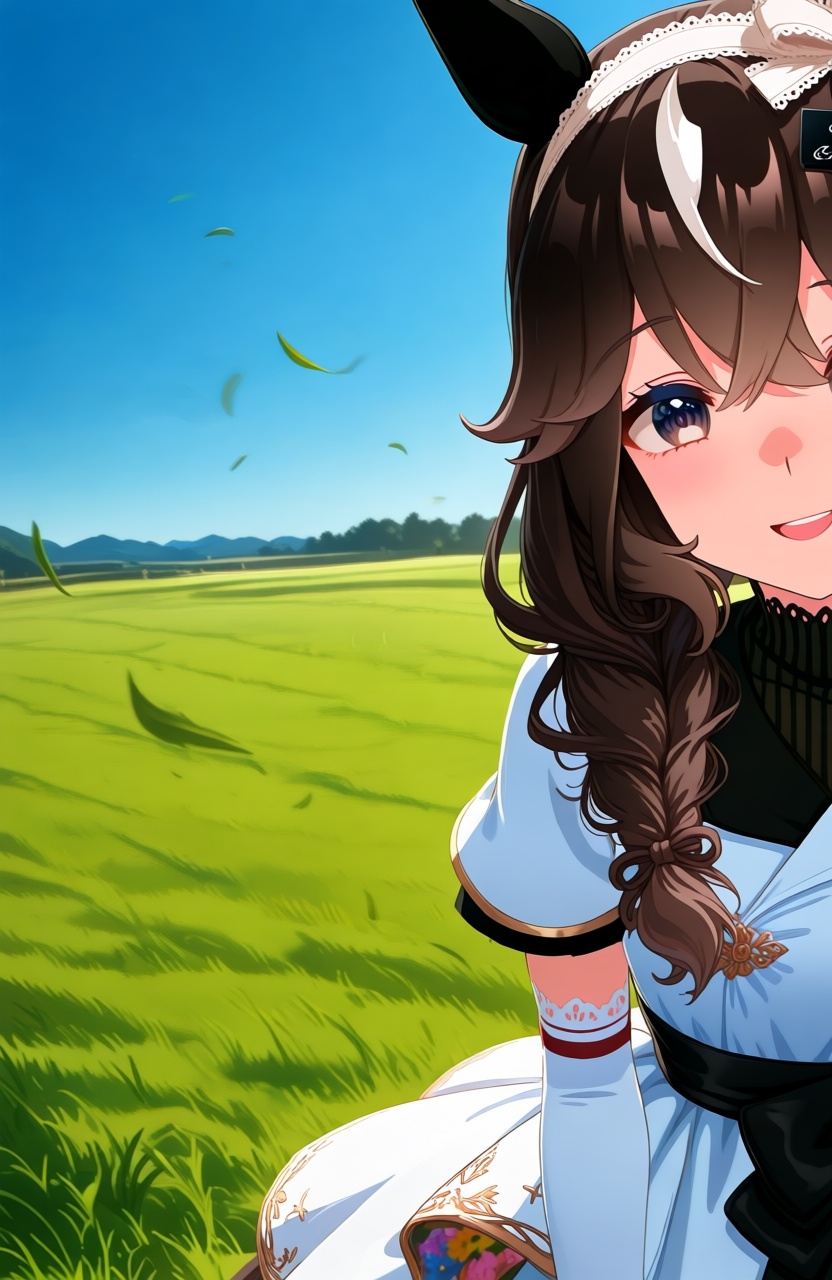 curren_bouquetd'or /(umamusume/),  1girl,  horse ears on Tensor.Art