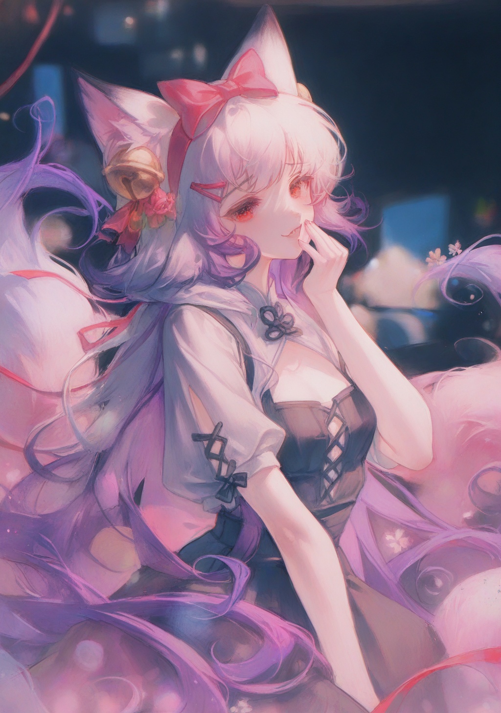 (maccha (mochancc):0.6),  1 girl,  solo on Tensor.Art