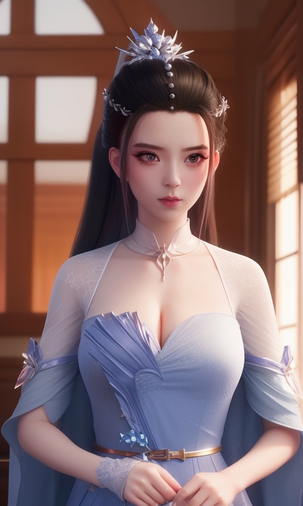 (,1girl, ,best quality, ),looking at viewer, <lora:431-DA-逆天邪神-楚月婵:0.8> ,ultra detailed background,ultra detailed background,ultra realistic 8k cg,, ,masterpiece, (( , )),, ,   ,   cure blossom,  ,,  (cleavage), (), ,, 