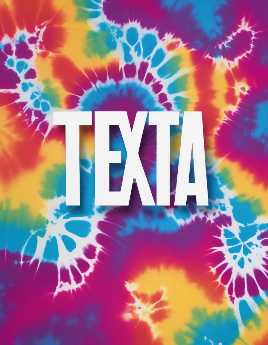 texta logo,  White tie_dye background on Tensor.Art