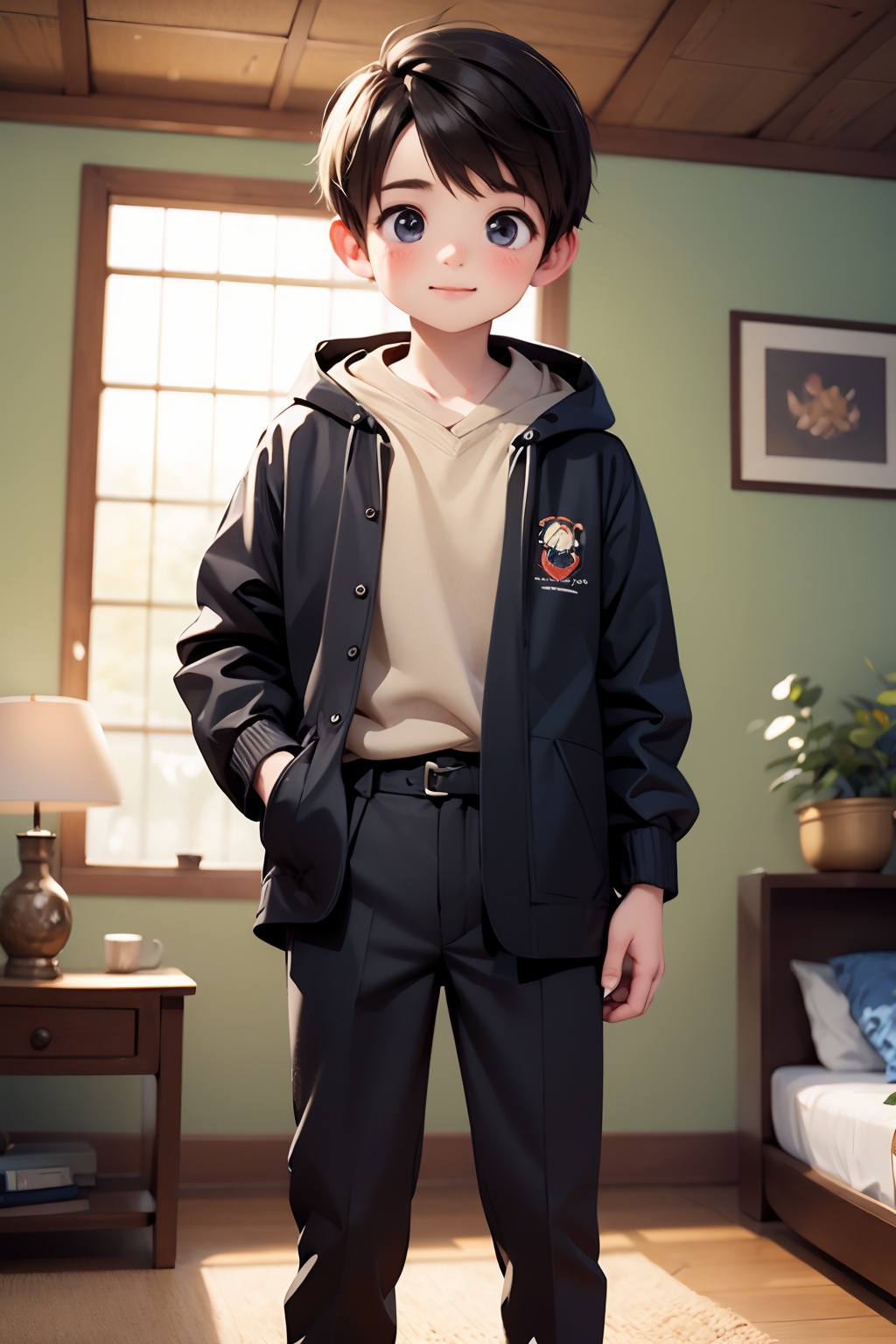 (1boy:1.4),(male:1.4),(indoor:1.2),