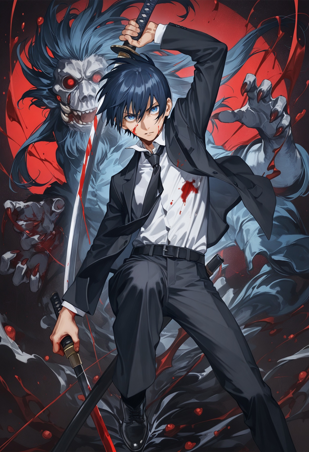 weapon,  sword,  1boy on Tensor.Art