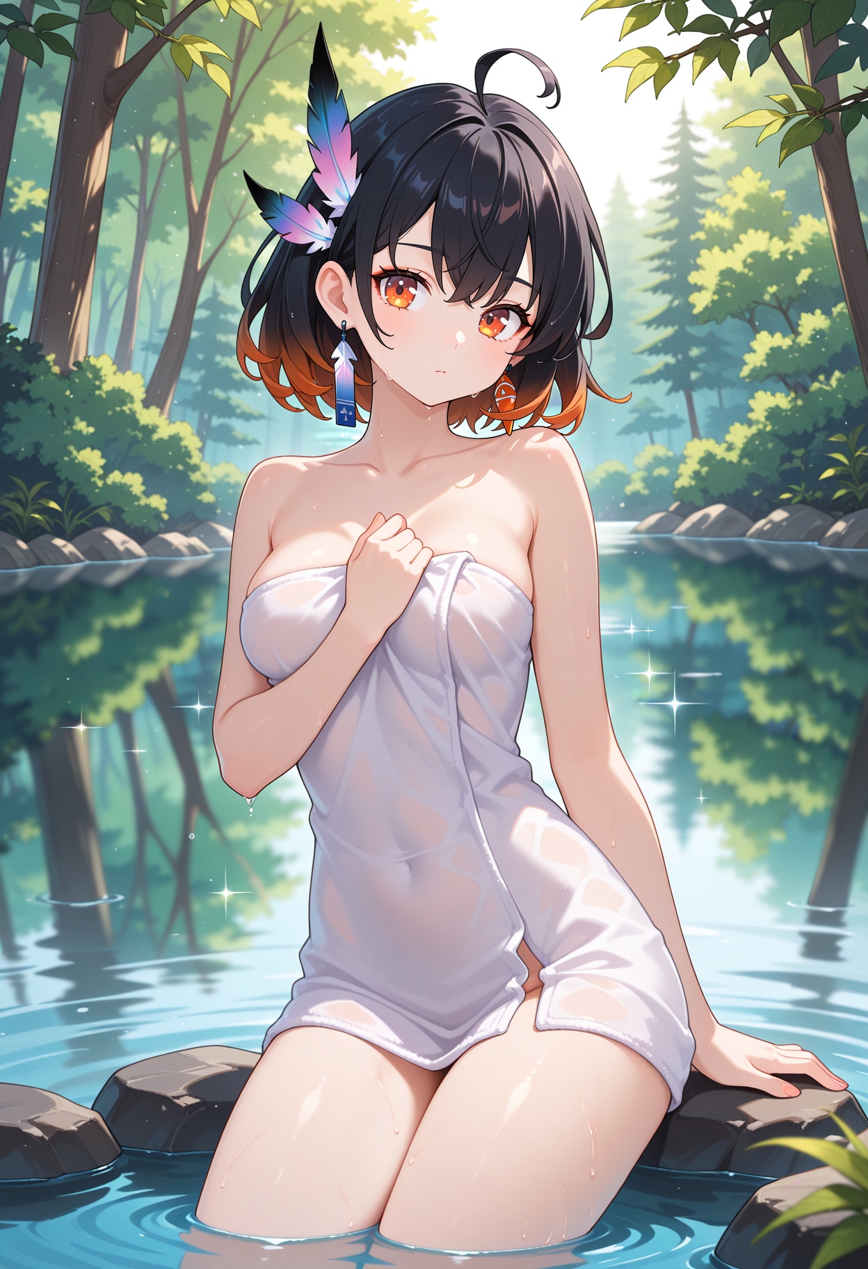 best quality,  masterpiece,  1girl on Tensor.Art