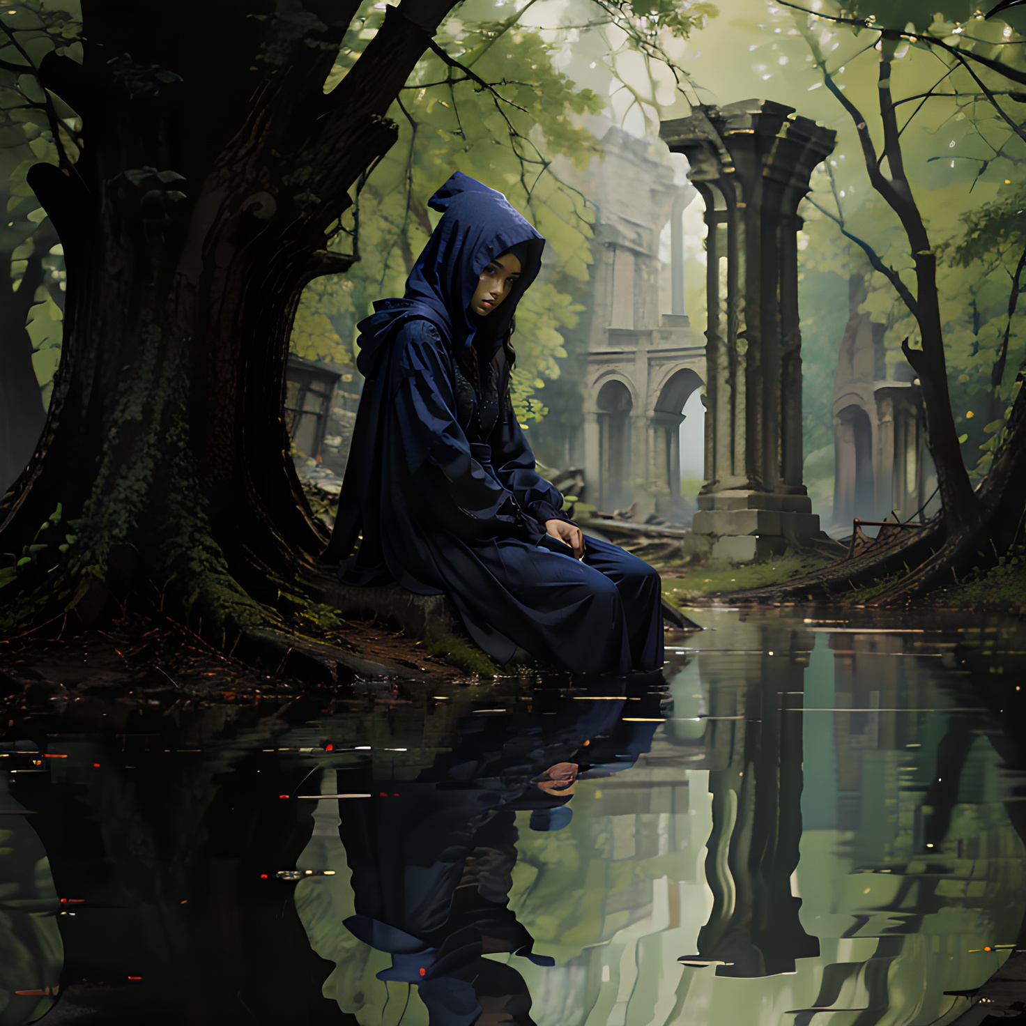 (high quality),  nodf_lora,  1girl on Tensor.Art