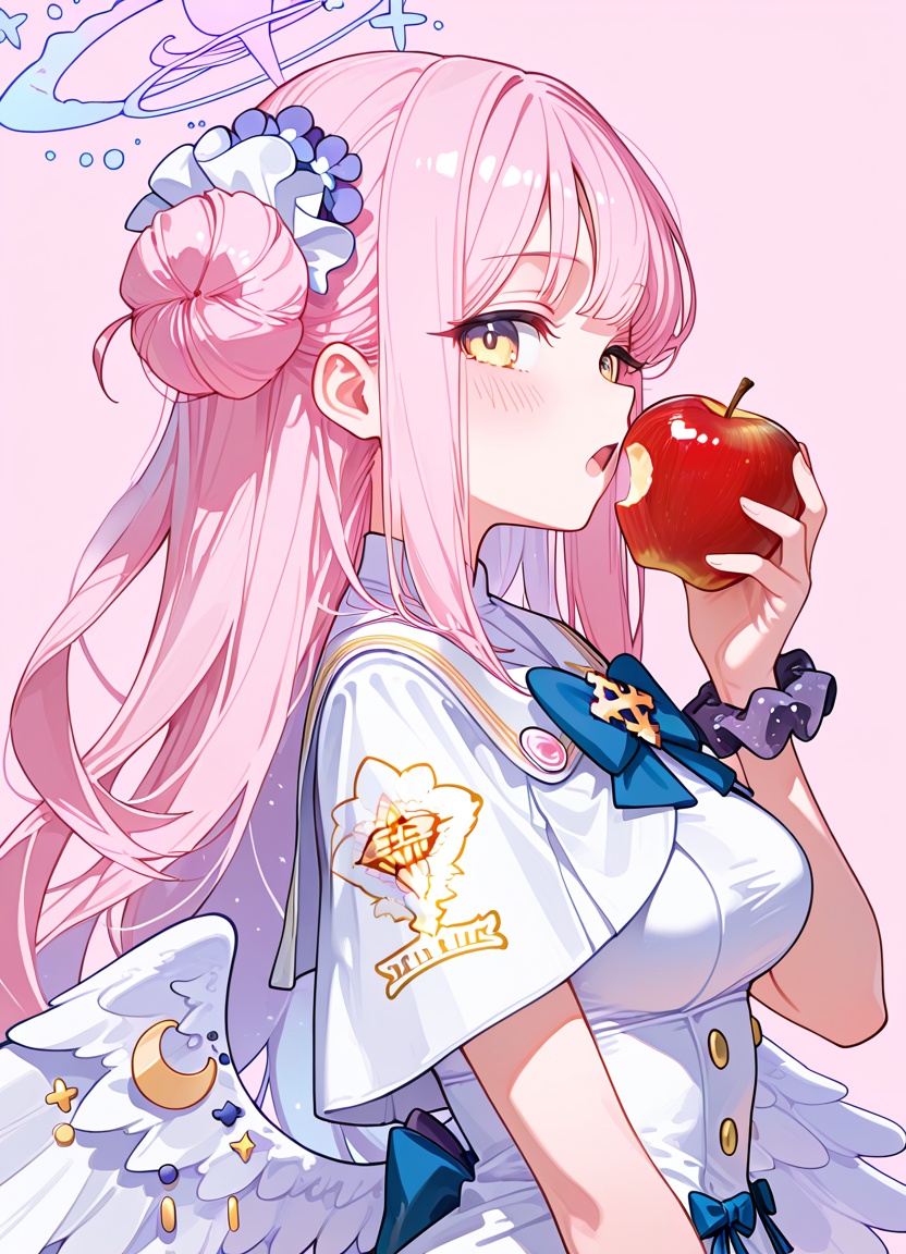 1girl,  mika (blue archive),  food on Tensor.Art