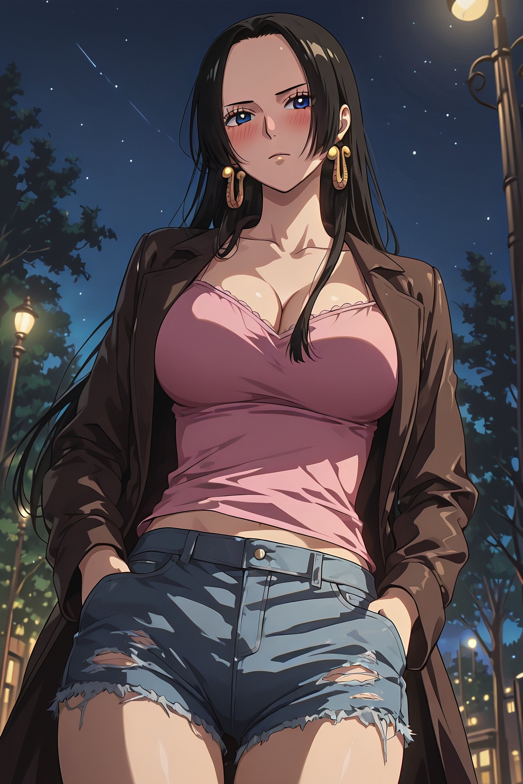 boa hancock,  1girl,  breasts on Tensor.Art