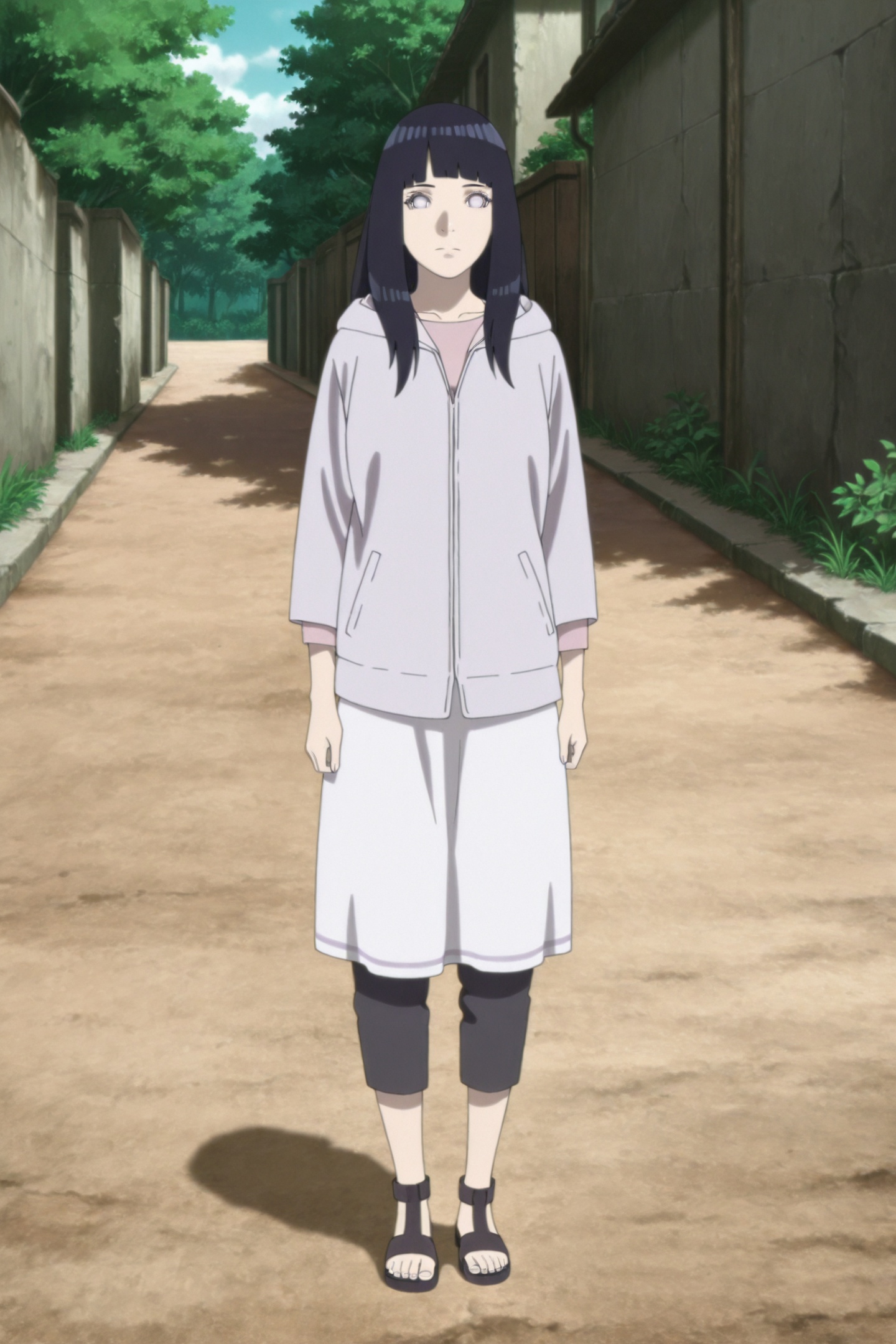 THE LAST MOVIE Style,  1girl,  hyuuga hinata on Tensor.Art